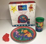 Disney Winnie The Pooh Cookies And Milk For Santa Set Plastic Zak Designs. Fixed Price $19.99.