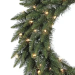 Vickerman 60" Camdon Fir Artificial Christmas Wreath With Led Lights In Green. Fixed Price $390.69.