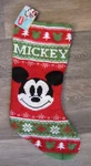 19" Disney Mickey Mouse Knit Christmas Holiday Stocking - Nwt. Fixed Price $9.79.
