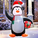 Drofely 4FT Christmas Inflatables Blow Up Penguin Decoration Led Lights Outdoor. Fixed Price $30.06.
