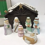 House Of Lloyd Nativity Set Christmas Around The World Peace On Earth Porcelain. Fixed Price $36.88.