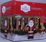 Christmas Gemmy Holiday Time 6.5 Ft Tall Plush Santa Airblown Inflatable Nib. Fixed Price $109.99.