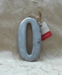 Initial Personalized Metal & Wood Christmas Holiday Ornament New With Tag. Fixed Price $5.95.