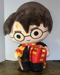Gemmy 18 Harry Potter Door Greeter Plush Present & Wand Christmas. Fixed Price $19.99.