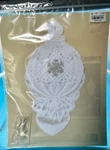 Vtg Heritage Lace White Ornament's Window Decor Piece Set 3ORW-SS Made/usa. Fixed Price $14.60.