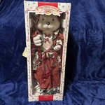 24" Moving Polar Bear Figure Animated Merry Gifts Of Christmas Plastic Head. Fixed Price $99.55.