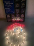 50 Christmas Lights Window Sculpture Silhouette Santa Face Vickerman. Fixed Price $19.90.