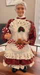 Vtg Kirkland Heirloom Mrs. Claus Christmas Figurine Collectible 10. Fixed Price $30.00.