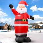 Funfanso 12 Ft Giant Christmas Inflatable Santa Claus Outdoor Decoration, Cut.... Fixed Price $37.24.