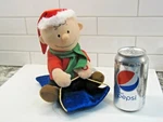 Gemmy Animated Christmas Peanuts Charlie Brown On Sled - Plays Piano & Moves. Fixed Price $24.99.