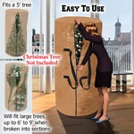 Christmas Storage Bag Deluxe Heavy Duty Holiday Up 9 Ft. W Handles. Fixed Price $17.85.