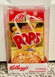 Kellogg Corn Pops Cereal Box Glass Christmas Ornament Kat & Annie. Fixed Price $24.99.