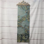 Manual Woodworkers & Weavers Tapestry Wall Hanging Birds Of The Air Gold Scroll. Fixed Price $32.00.