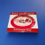 Fitz & Floyd Home Warms The Heart Sentiment Tray W/box. Fixed Price $14.50.