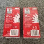 New Home Accents 50 Mini Lights Clear Indoor Outdoor 10FT 2IN Each. Fixed Price $10.50.
