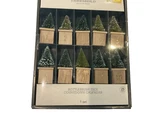 Vtg Christmas Bottlebrush 25 Tree On-top Of Box Countdown Calendar By Threshold. Fixed Price $15.00.
