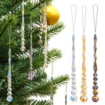 Lumiti 12PCS Crystal Icicle Christmas Tree Ornaments, Glass Beads Multi Color. Fixed Price $13.46.