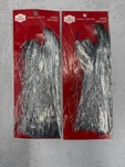 2 Packs Tinsel Icicles 1000 Ct Silver Xmas Decor Winter Holiday. Fixed Price $9.99.