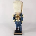 13" Nutcracker Wooden Royal Guard Blue Toy Solider Christmas Holiday Decor. Fixed Price $24.99.