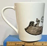 Nicholas Square Cup Bird Coffee Mug Joy To The World Christmas Winter. Fixed Price $12.00.