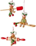 Kurt Adler 4-INCH Gingerbread Baking Tool Ornaments. Fixed Price $36.82.