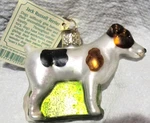Old World Christmas Jack Russell Terrier Glass Ornament Nwt. Fixed Price $12.99.