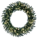 Vickerman 36" Camdon Fir Artificial Christmas Wreath With Led Lights In Green. Fixed Price $123.58.