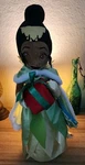 Gemmy Disney Princess And The Frog Tiana 20" Christmas Holiday Door Greeter. Fixed Price $25.00.