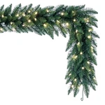 Vickerman 9'X14" Camdon Fir Led Lights Artificial Christmas Garland In Green. Fixed Price $95.65.