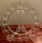 Tiffany & Co. Crystal "stars And Stripes 12" Beautiful Cake/cookie Platter. Fixed Price $45.00.