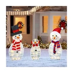 Hourleey Christmas Decoration 55 Lighted Snowman Family Outdoor, 3-PIECE Wa.... Fixed Price $54.09.