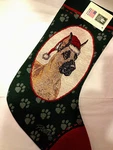 Linda Picken Great Dane Christmas Stocking - Manual Woodworkers Made Usa!!. Fixed Price $9.99.