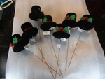 6 Pier One Snowman Hats Christmas Pics 13" New Tags. Fixed Price $39.99.