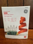 Ge String Long 300 Miniature Lights Clear/green Wire. Fixed Price $17.98.