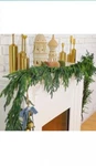 Jutom Christmas Garlands Norfolk Pine Realistic Artificial Faux 1PCS 6FT. Fixed Price $22.79.