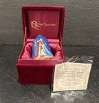 Ne'qwa Christmas Ornament Holy Family Sarah Summers Bell Shape Box Handpainted. Fixed Price $16.19.