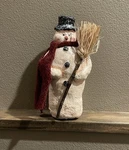 Vintage Christmas Frosty The Snowman Holidays Home Decor Statue Figure Primitive. Fixed Price $19.99.