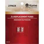 Home Impressions 3A Glass Christmas Light Set Fuses (2-PACK) KT-2024-S07. Fixed Price $12.14.