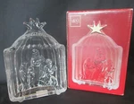 Mikasa Three Kings Crystal Christmas Nativity Sculpture Evita Germany Box 5.5. Fixed Price $15.95.