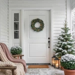 Northlight 24" Pre-lit Canadian Pine Artificial Christmas Wreath Clear Lights. Fixed Price $41.57.