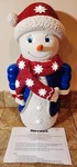 Plow & Hearth Led Lit Holiday Resin Figurine Snowman Statue 17" Brand New. Fixed Price $84.95.