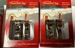 The Original Mantle Clip Set 4 Gold Christmas Stocking Hangers Holders New. Fixed Price $13.06.