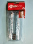 New Package Of 6" Clear Light-up Icicles 2 Piece Christmas Decor Incl Batteries. Fixed Price $7.75.