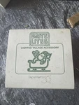 Vintage Dept 56 Department Brite Lites Light Up Santa Sleigh Village Accessory. Fixed Price $8.99.