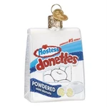 Old World Christmas Hostess Donettes Glass Tree Ornament Free Box 32535. Fixed Price $15.98.
