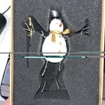 Rare Michael Aram Snowman Ornament With Cane # 132370 Mib. Fixed Price $70.00.