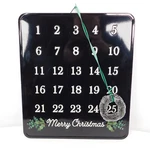 Ashland Merry Christmas Countdown Black Holiday Pines Metal Wall Decor Wreath. Fixed Price $20.00.