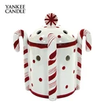 Yankee Candle Candy Cane 7.75" Tart Burner Wax Warmer Peppermint Christmas. Fixed Price $46.95.