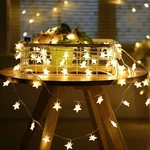 Star String Lights, 16FT/5M 50 Led Plug Warm White Fairy. Fixed Price $13.87.
