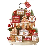 17 Pcs Christmas Tiered Tray Decor Wood Tabletop Signs For Farmhouse Home Party. Fixed Price $15.25.